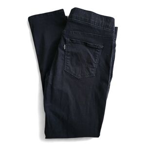 Levi's Black Women's Pull On Skinny Leg Jeans Sz 12